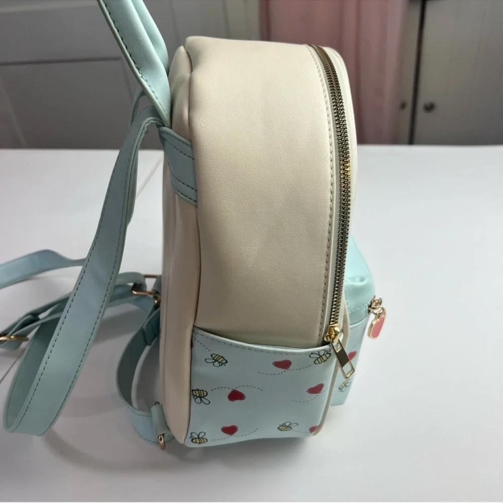 Cute Loungefly Her Universe Disney Winnie the Pooh & Friends Heart Mini Backup - Picture 10 of 13